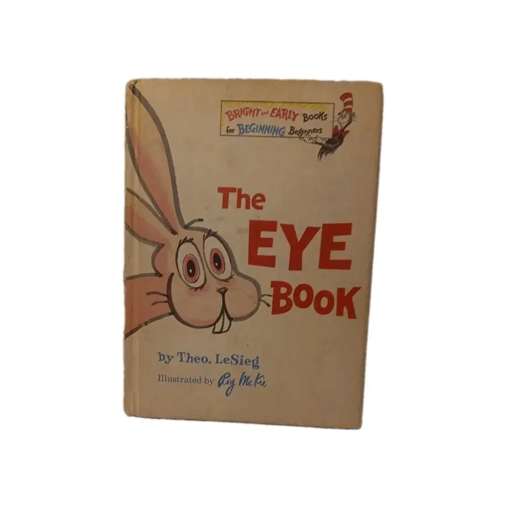 The Eye Book by Theo. LeSieg - Bright & Early Books for Beginners - 1969 HC VG